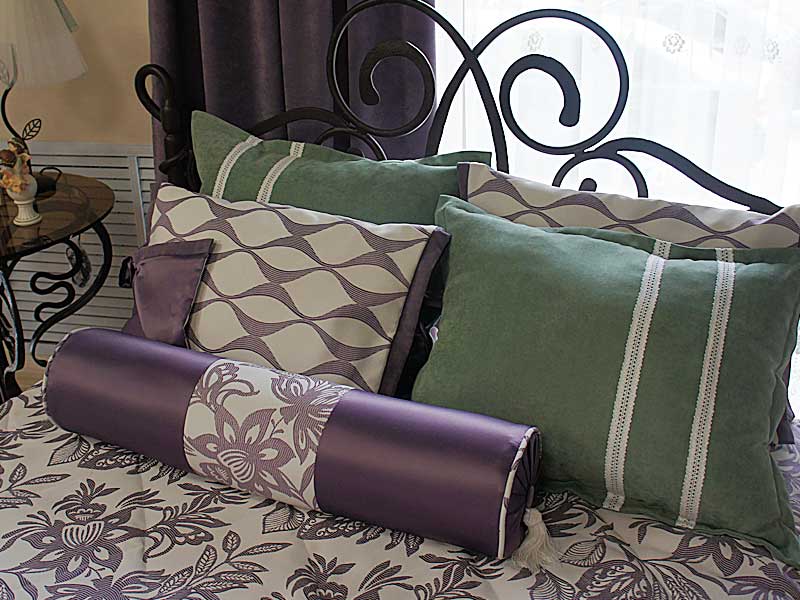 Дизайн подушек ипокрывала на заказ для кроватей